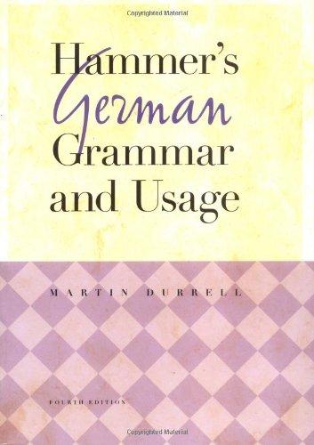 Book Hammer's German Grammar and Usage free