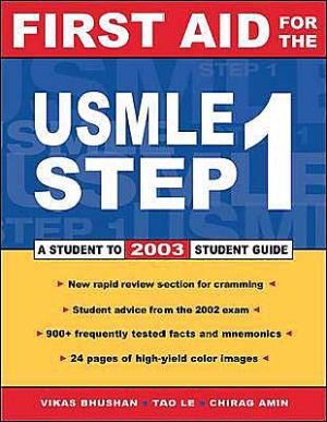 Book First Aid for the USMLE Step 1: 2003 free