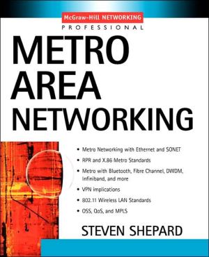 Book Metro Area Networking (McGraw-Hill Networking Professional) free