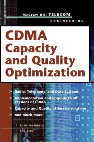 Book CDMA Capacity and Quality Optimization (Telecom Engineering) free