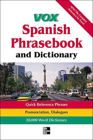 Book Vox Spanish Phrasebook And Dictionary free