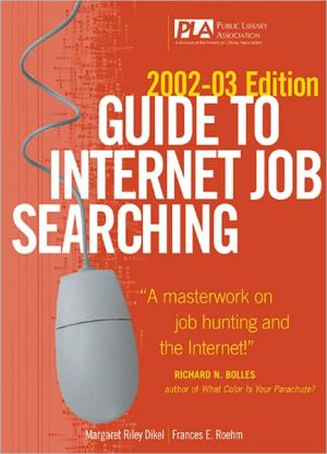 Book Guide to Internet Job Searching, 2002-2003 free