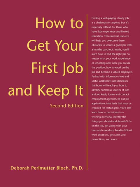 Book How to Get Your First Job and Keep It, Second Edition free