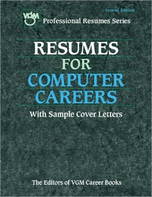 Book Resumes for Computer Careers, Second Edition (Vgm's Professional Resumes Series) free