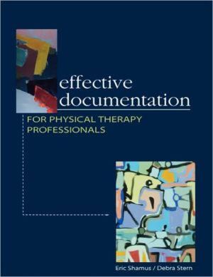 Book Effective Documentation for Physical Therapy Professionals free
