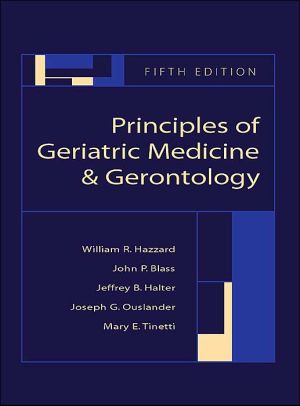 Book Principles of Geriatric Medicine and Gerontology free Book Principles of Geriatric Medicine and Gerontology free