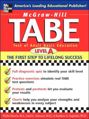Book TABE Test of Adult Basic Education : The First Step to Lifelong Success free