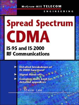 Book Spread Spectrum CDMA : IS-95 and IS-2000 for RF Communications free