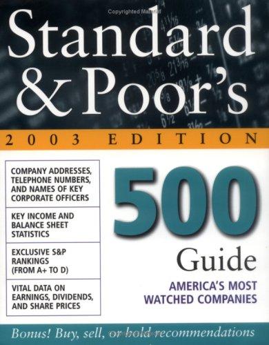 Book Standard & Poor's 500 Guide : 2003 Edition free