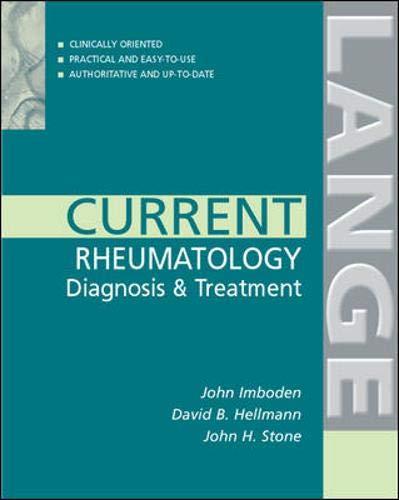 Book CURRENT Rheumatology: Diagnosis & Treatment (LANGE CURRENT Series) free