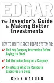 Book EDGAR: The Investor's Guide to Better Investments free