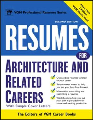 Book Resumes for Architecture and Related Careers (Vgm's Professional Resumes Series) free