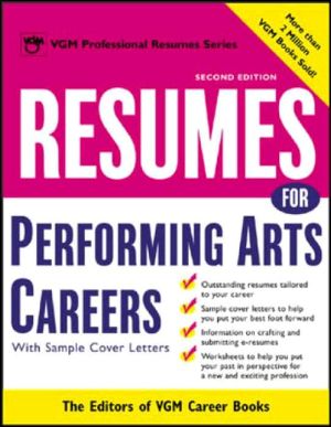Book Resumes for Performing Arts Careers (Vgm's Professional Resumes Series) free