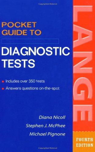 Book Pocket Guide to Diagnostic Tests (LANGE Clinical Science) free
