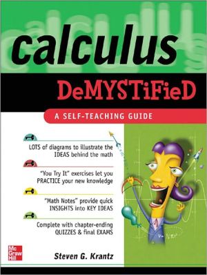 Book Calculus Demystified free