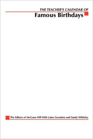 Book The Teacher's Calendar of Famous Birthdays free