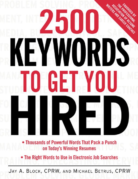 Book 2500 Keywords to Get You Hired free
