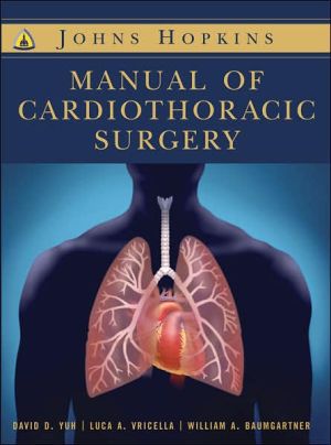 Book Johns Hopkins Manual of Cardiothoracic Surgery free