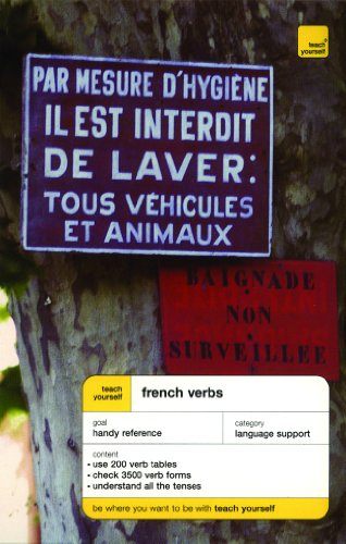 Book Teach Yourself French Verbs free
