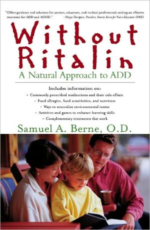 Book Without Ritalin: A Natural Approach to ADD free