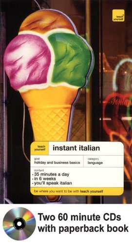 Book Teach Yourself Instant Italian Audiopack free