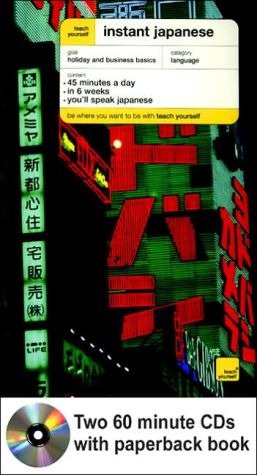 Book Teach Yourself Instant Japanese Audiopack free