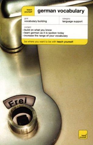 Book Teach Yourself German Vocabulary free