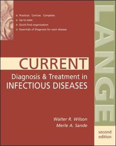 Book Current Diagnosis & Treatment In Infectious Diseases (lange Current Series) free