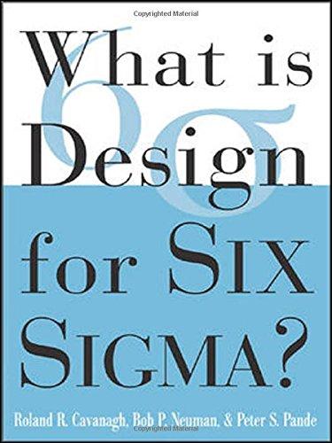 Book What is Design for Six Sigma free