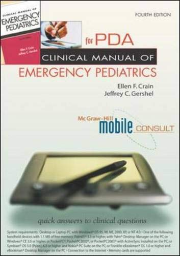 Book Clinical Manual of Emergency Pediatrics for PDA free