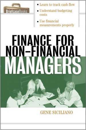 Book Finance for Non-Financial Managers (Briefcase Books Series) free