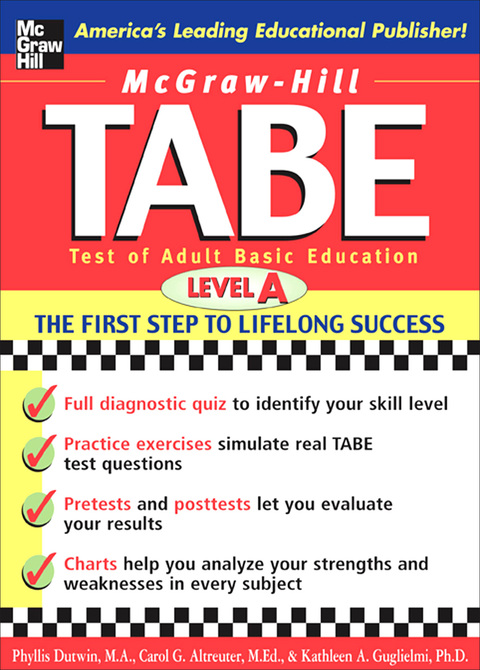 Book McGraw-Hill's TABE Level A: Test of Adult Basic Education free