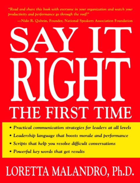 Book Say It Right the First Time free