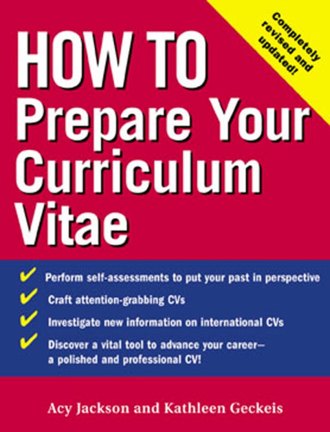 Book How to Prepare Your Curriculum Vitae (How To?series) free
