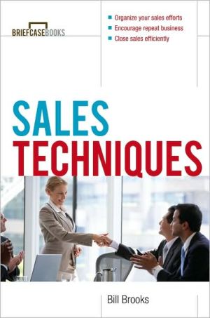 Book Sales Techniques (Briefcase Books Series) free