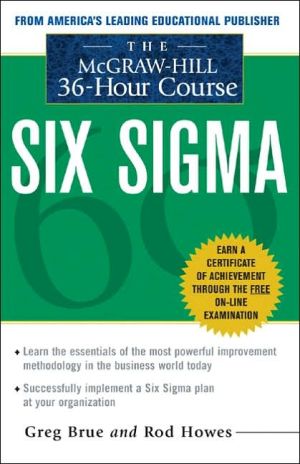 Book Six Sigma : The Mcgraw-Hill 36 Hour Course free