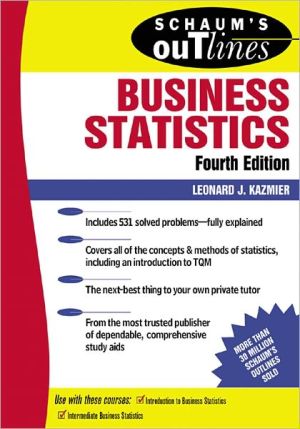 Book Schaum's Outline of Business Statistics free