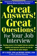 Book Great Answers! Great Questions! For Your Job Interview free