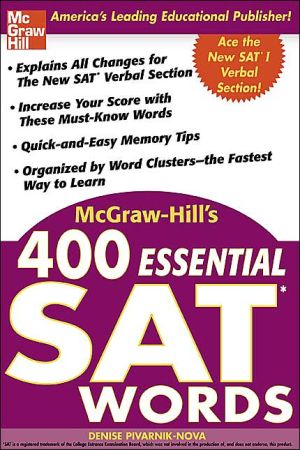 Book McGraw-Hill's 400 Essential SAT Words free