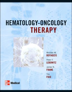 Book Hematology - Oncology Therapy free
