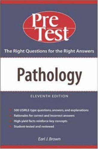 Book Pathology: PreTest Self-Assessment & Review free