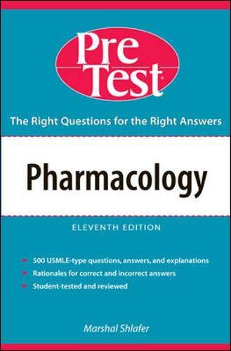 Book Pharmacology: PreTest Self-Assessment & Review (Pre-Test Basic Science Series) free