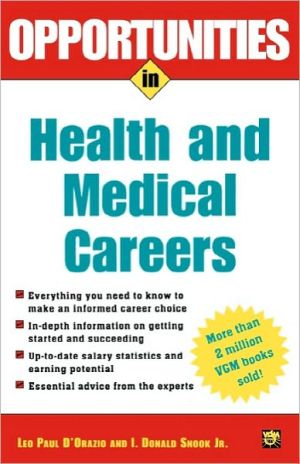 Book Opportunities in Health and Medical Careers (Opportunities in…Series) free