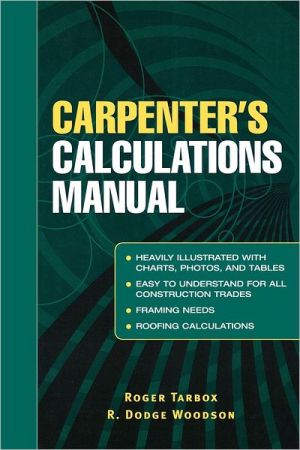 Book Carpenter's Calculations Manual free