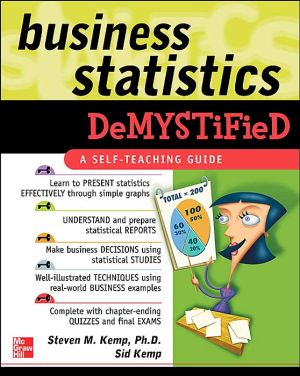 Book Business Statistics Demystified free