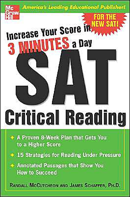 Book Increase Your Score in 3 Minutes a Day: SAT Critical Reading free