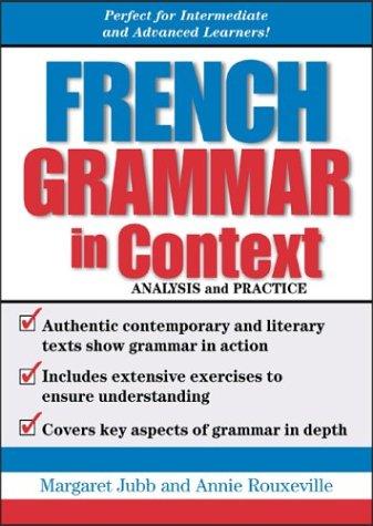 Book French Grammar in Context free