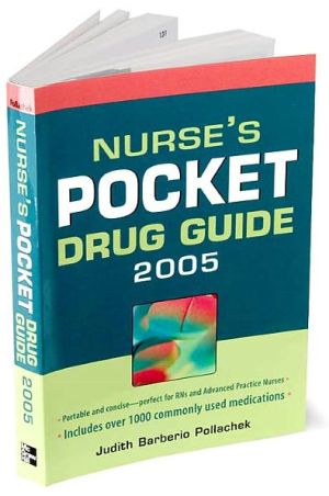 Book Nurse's Pocket Drug Guide 2005 free