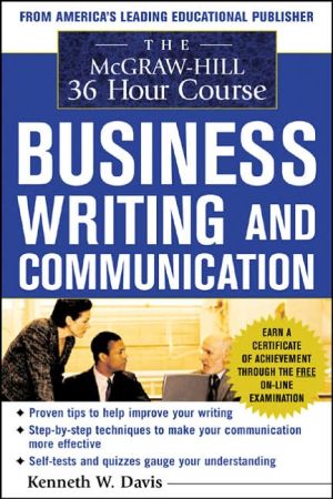 Book The McGraw-Hill 36-Hour Course in Business Writing and Communication: Manage Your Writing (McGraw-Hill 36-Hour Courses) free