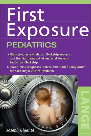 Book First Exposure Pediatrics (LANGE First Exposure) free